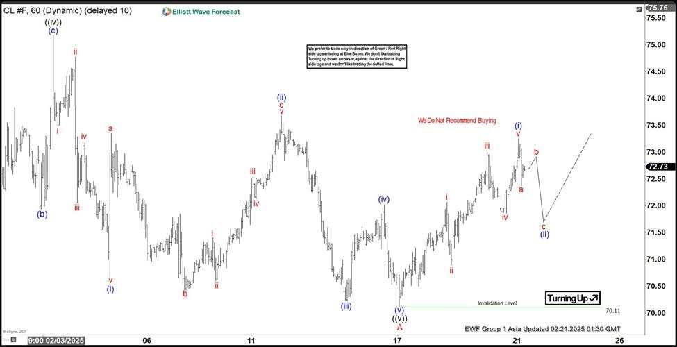 Elliott Wave view: Light Crude Oil (CL) five swing structure favors higher [Video]