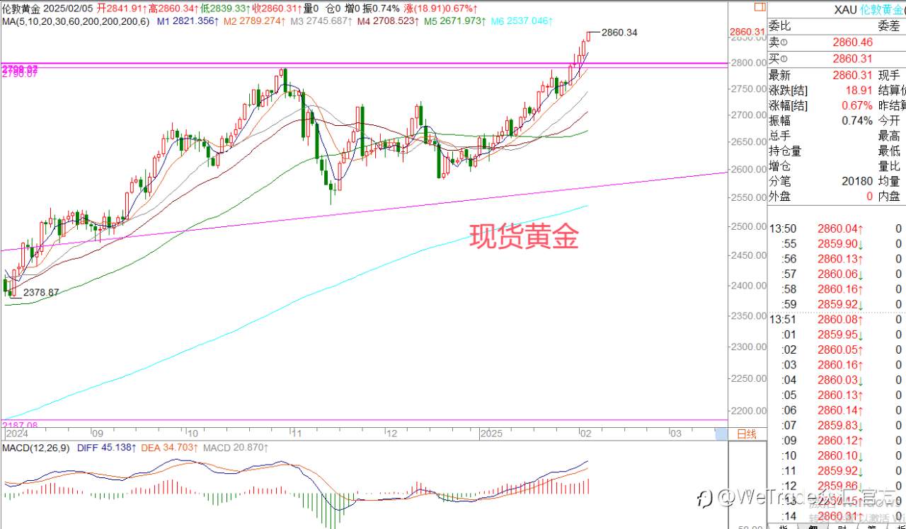 2025年2月5日|每日汇评-策略分析|王萍：英镑震荡偏多运行