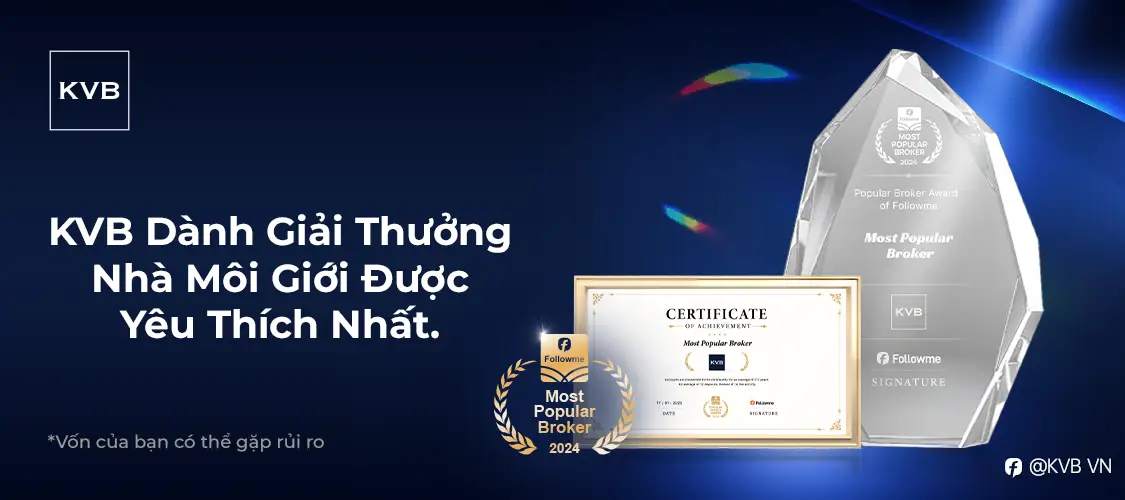 KVB đạt giải Nhà môi giới phổ biến nhất năm 2024 - Vượt qua hơn 300 nhà môi giới!