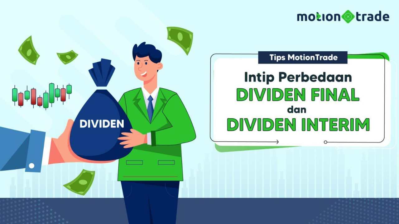 Tips MotionTrade: Intip Perbedaan Dividen Final dan Dividen Interim