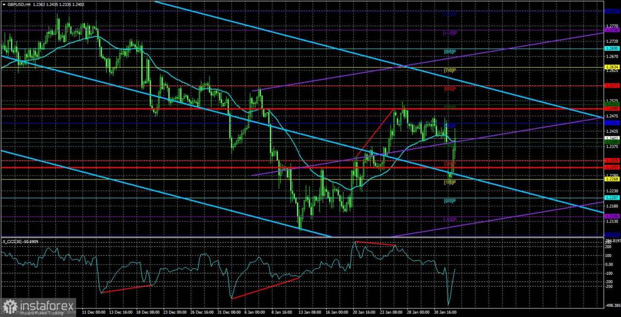 Gambaran Umum Pasangan GBP/USD pada 3 Februari: Pound Sterling Jatuh dalam Solidaritas