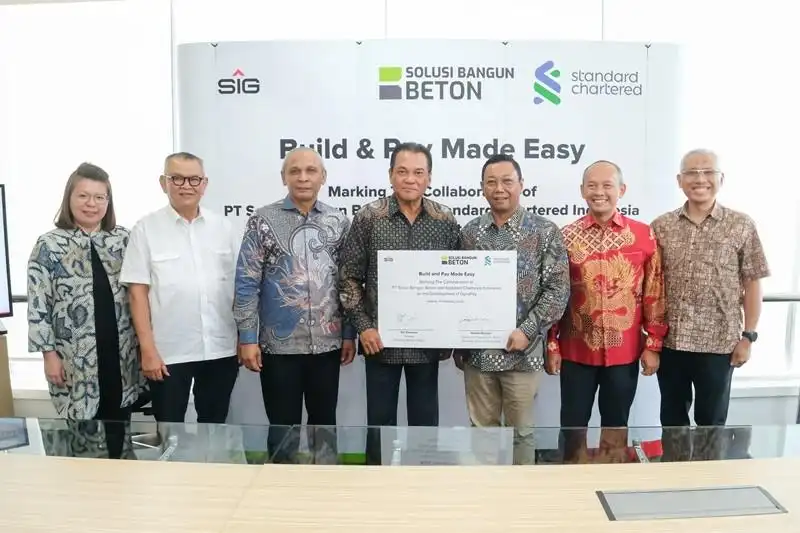 Anak Usaha SMCB Gandeng Standard Chartered, Ini Lingkup Kerja Samanya
