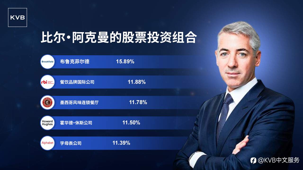 想知道比尔・阿克曼在投资哪些股票吗?😉