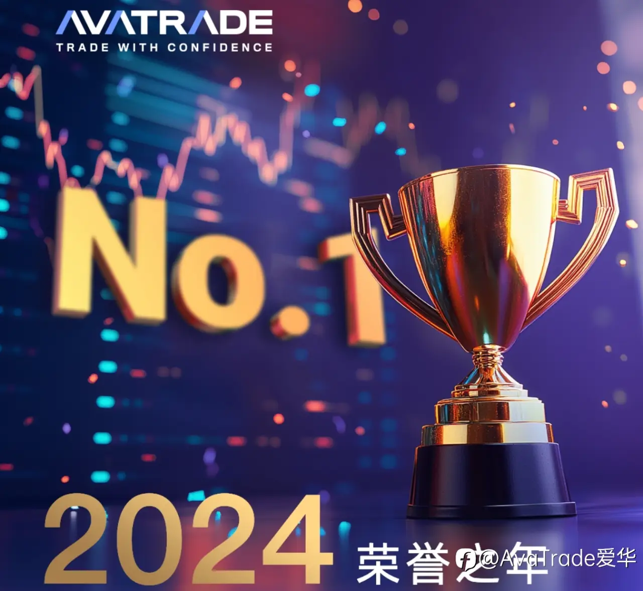 庆祝AvaTrade在2024年荣获15项 prestigious奖项