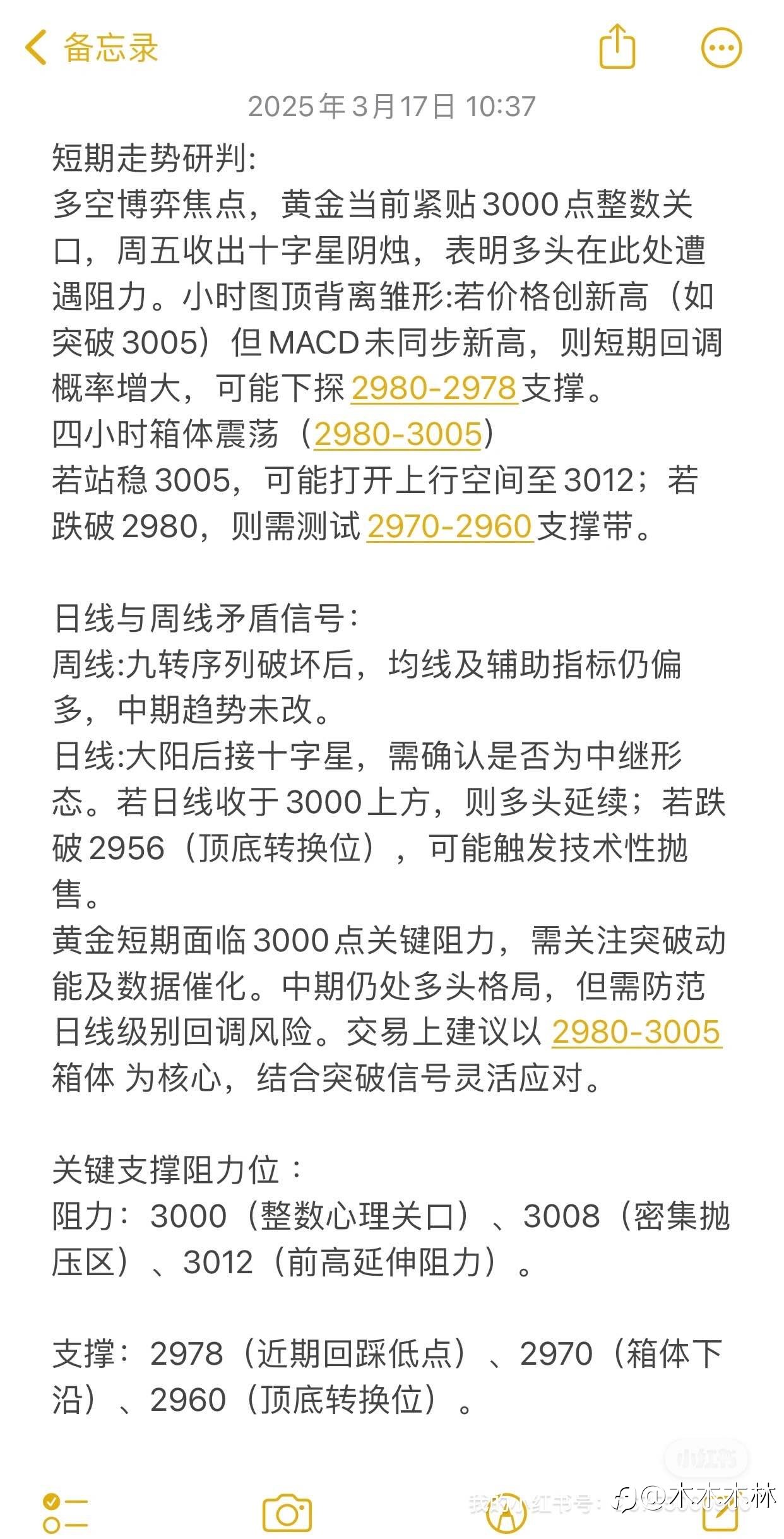 阿牧:黄金上周上破再出新高,周线收阳,单看收线,本周应该还有高点