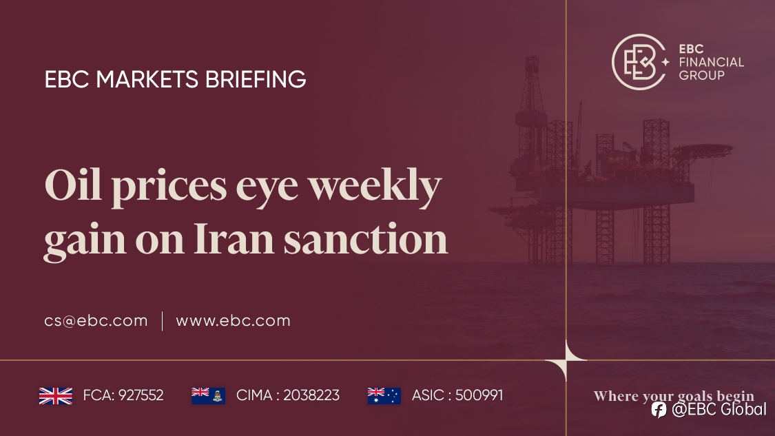 EBC Markets Briefing | Oil prices eye weekly gain on Iran sanction