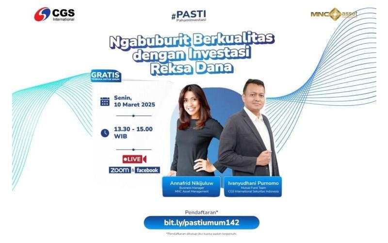 CGSI Sekuritas Gelar Webinar Bareng MNC Asset, Bahas Investasi Reksa Dana