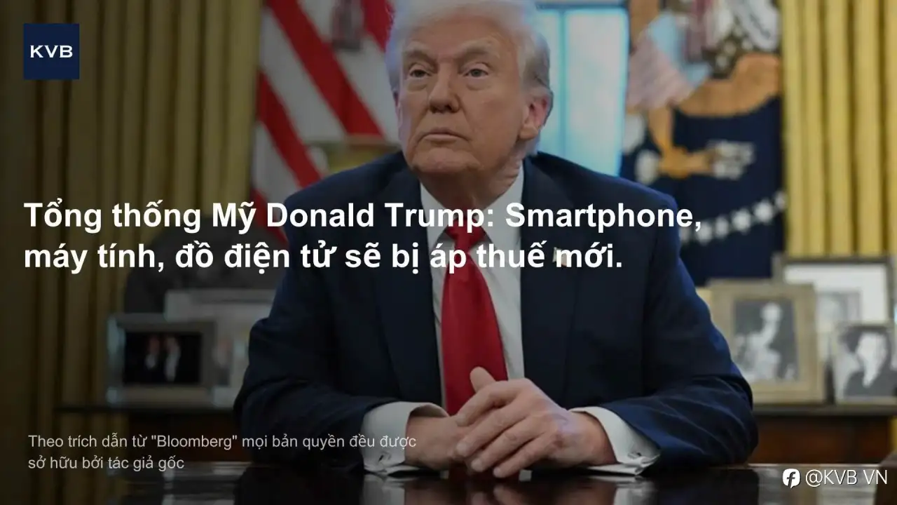 Đồ điện tử chuẩn bị chịu thuế mới tại Mỹ!