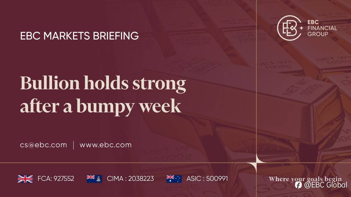 EBC Markets Briefing | ​Bullion holds strong after a bumpy week