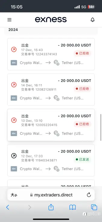 Exness平台被曝系统性侵吞客户资产：百万美金资金遭恶意扣留，监管形同虚设