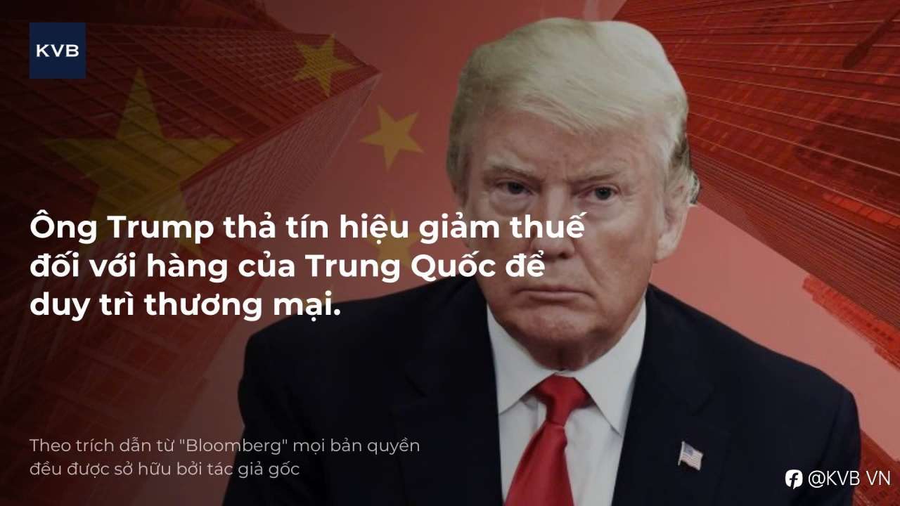 TIN NÓNG: TRUMP GỢI Ý GIẢM THUẾ TRUNG QUỐC 🇺🇸🇨🇳