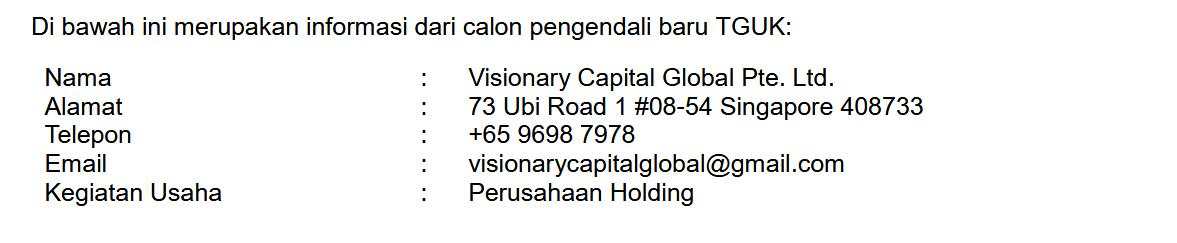 Visionary Capital Global Baru Seumur Jagung, Analis Soroti Rencana Akuisisi TGUK