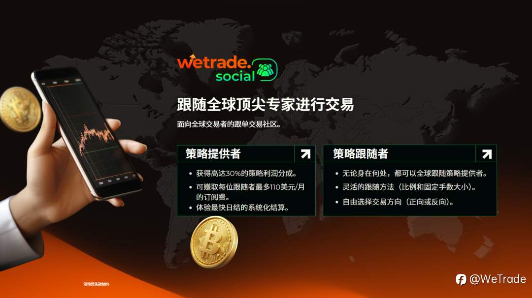 实力领航！WeTrade荣获“最佳跟随体验奖”
