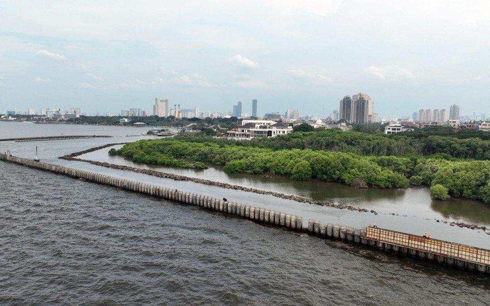 WSBP Pacu Proyek Tanggul Pengaman Pantai, Progres Capai 69 Persen