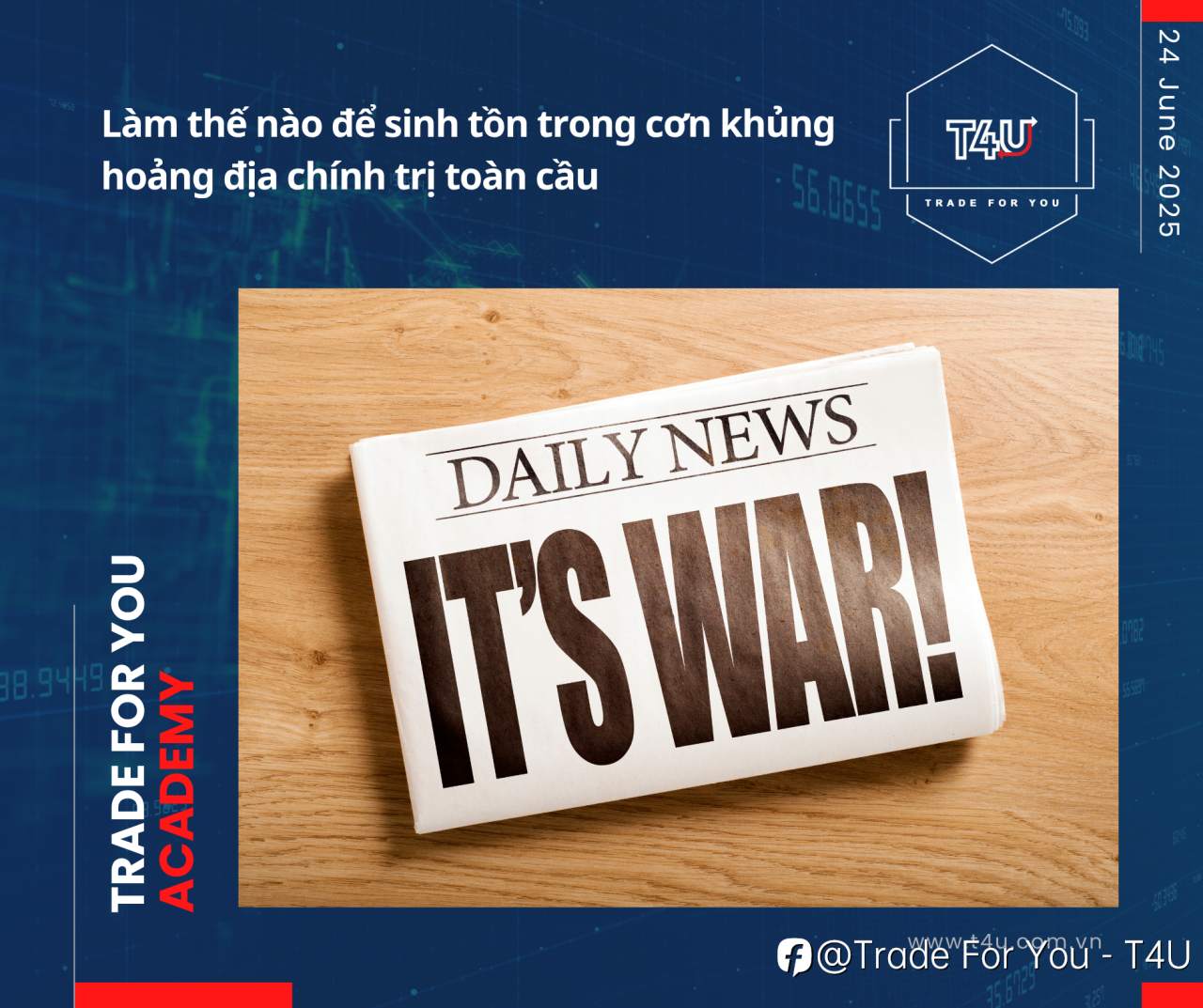 Làm thế nào để sinh tồn trong cơn khủng hoảng địa chính trị toàn cầu