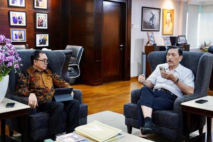 Ketua KPPU Ngobrol Bareng Luhut, Bahas Sinergi dengan Pemerintah