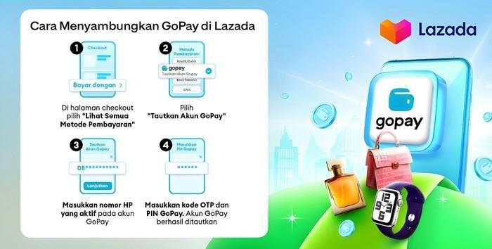 Bayar Belanja di Lazada Pakai GoPay Bisa Dapat Diskon hingga 50%