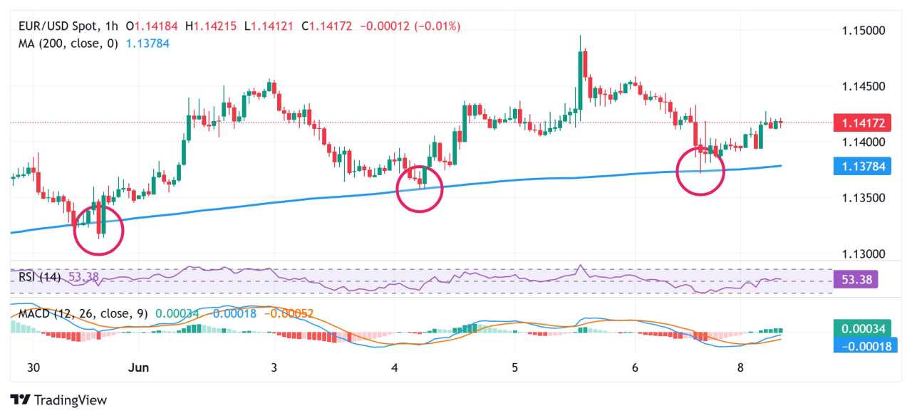 Prakiraan Harga EUR/USD: Pembeli Unggul Selama di Atas SMA 100 Jam, di Sekitar Area 1,1380