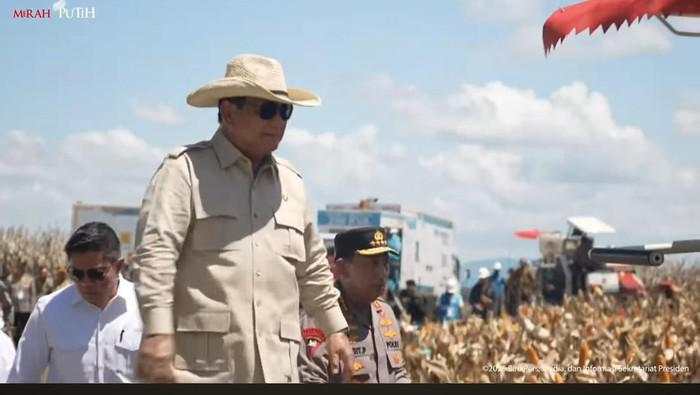 Disaksikan Prabowo, 1.200 Ton Jagung RI Diekspor ke Malaysia