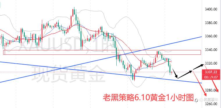 老黑策略：6.10外汇、黄金、原油分析策略
