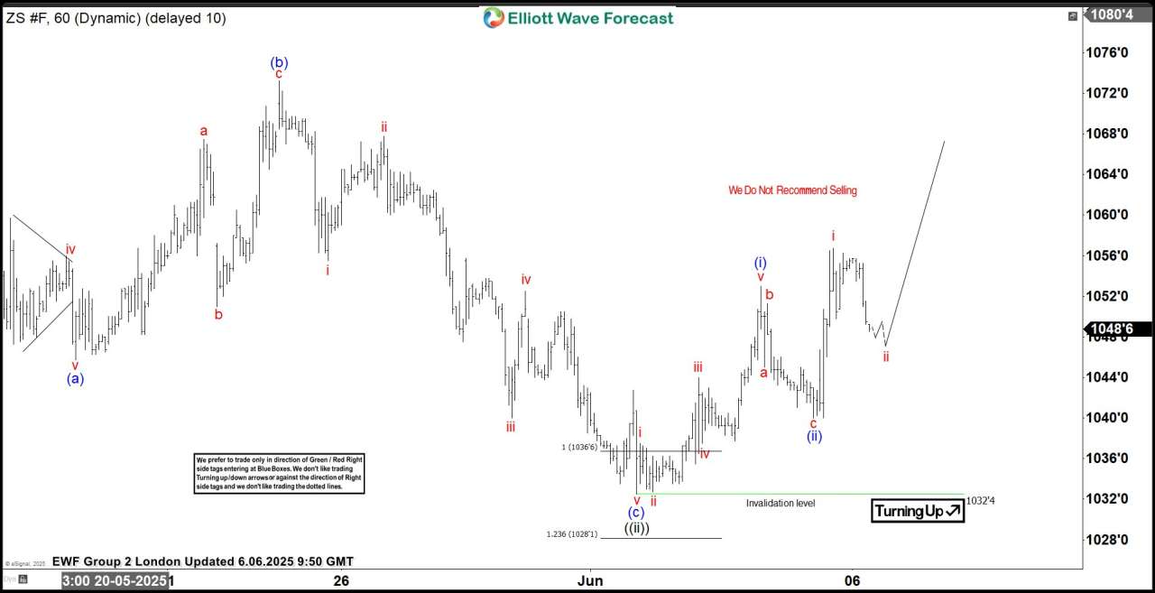 Soybeans (ZS_F) Forecasting the Rally After Elliott Wave Zig Zag Pattern