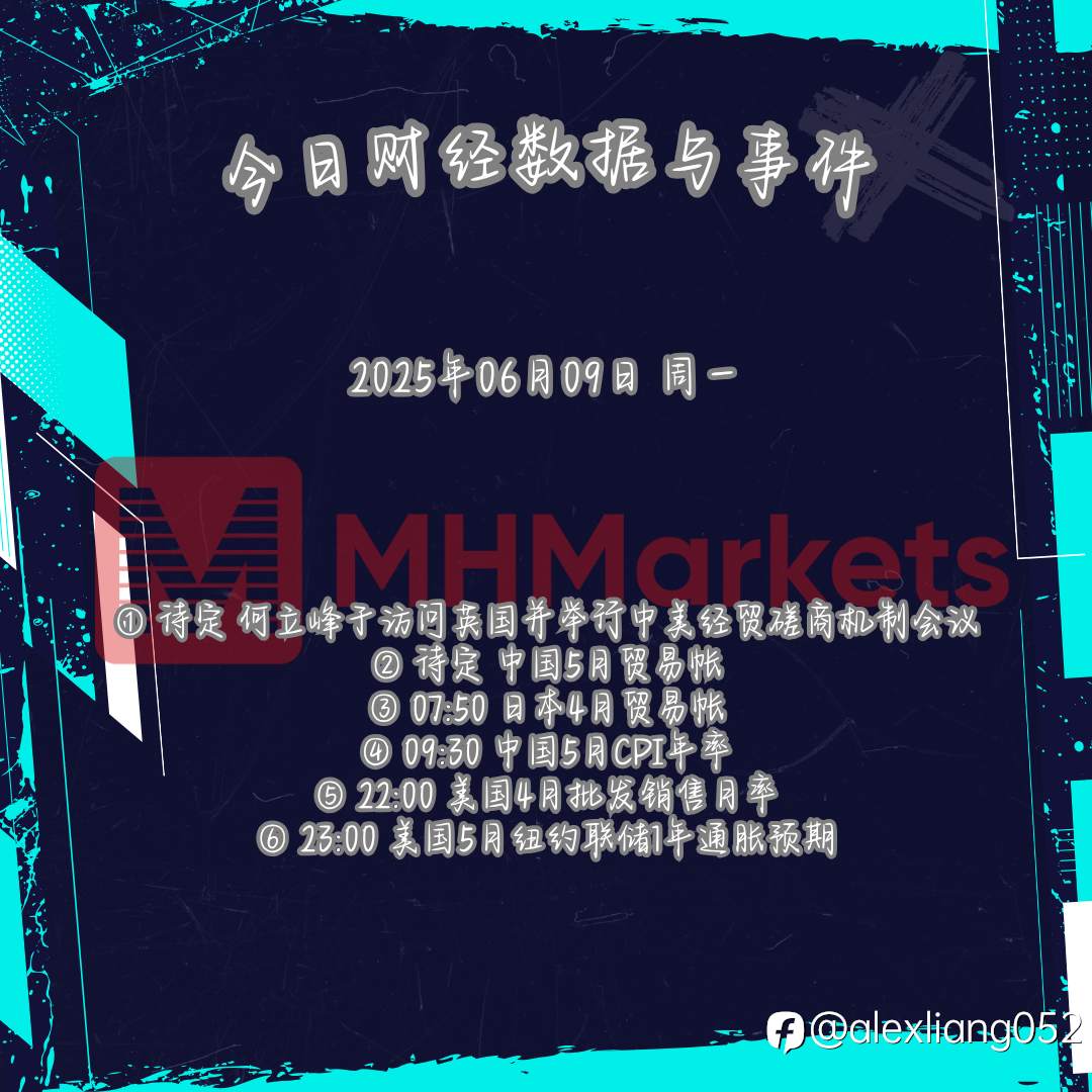 0609财经数据与事件