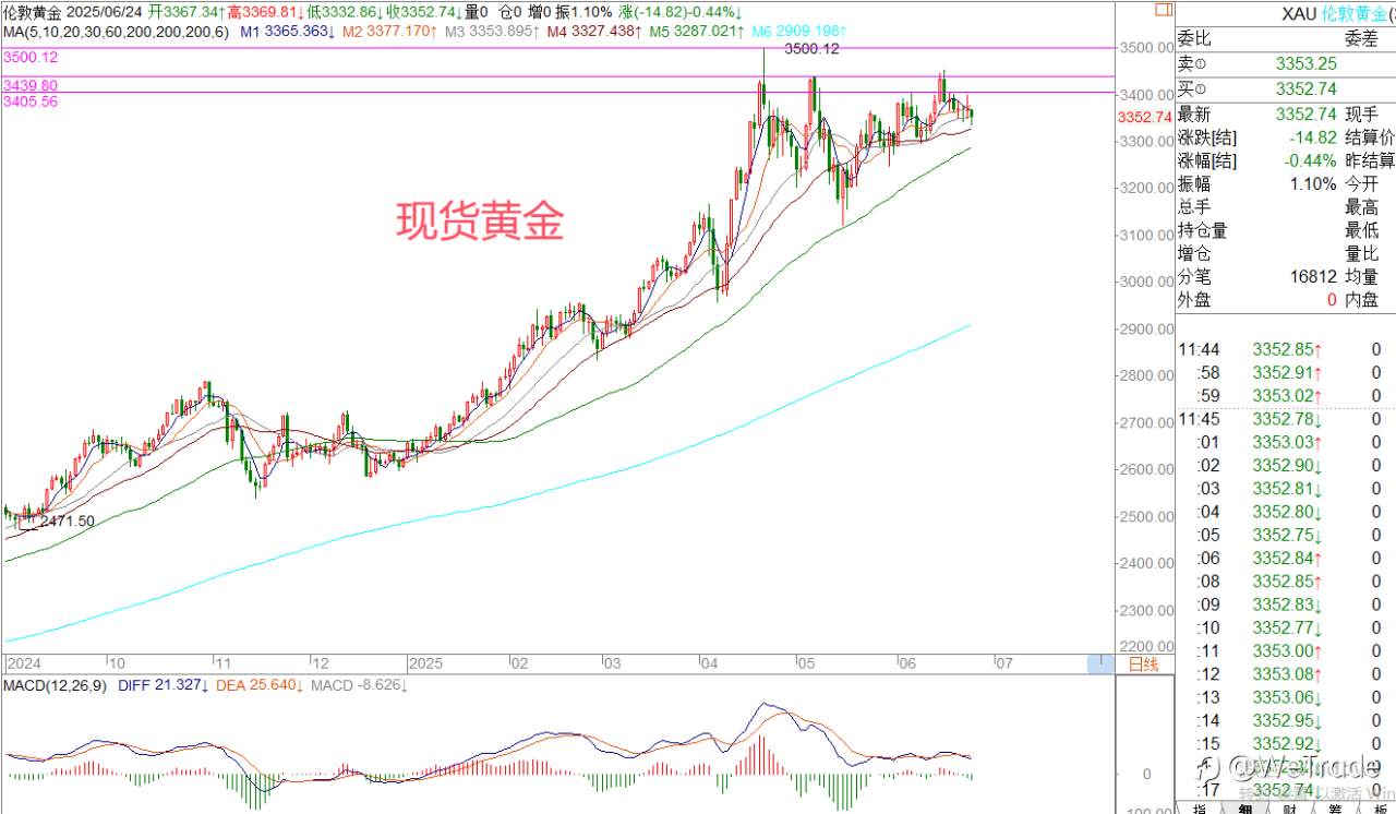 2025年6月24日|每日汇评-策略分析|王萍：非美多头再次进攻