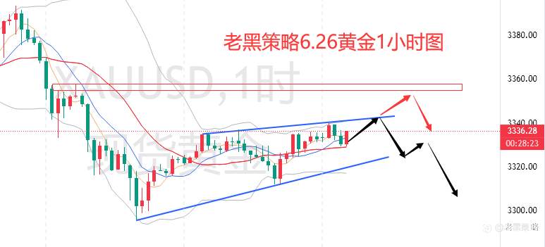 老黑策略：6.26外汇、黄金、原油分析策略