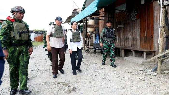 Kunjungan Kerja ke Papua, Sri Mulyani Pakai Rompi Anti Peluru
