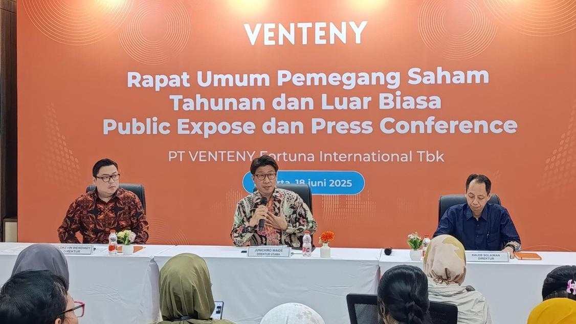 Pendapatan Venteny (VTNY) Tumbuh 66,81 Persen Sepanjang 2024