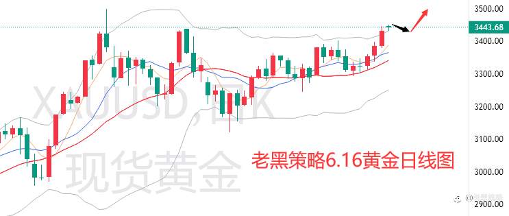 老黑策略：6.16外汇、黄金、原油分析策略