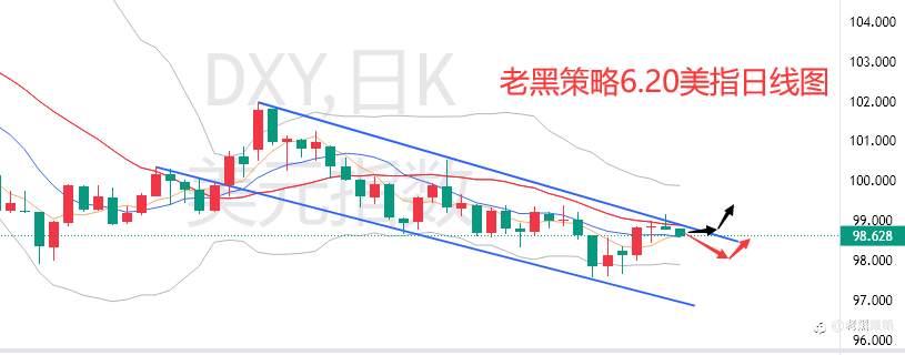 老黑策略：6.20外汇、黄金、原油分析策略