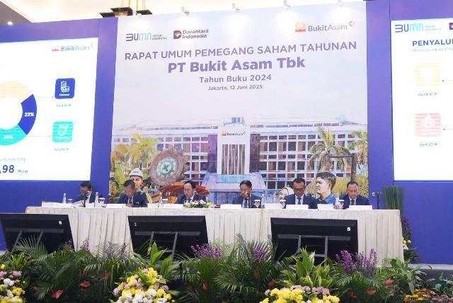 Gelar RUPST, Bukit Asam (PTBA) Setujui Pembagian Dividen Rp3,83 Triliun