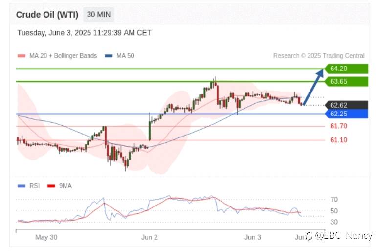 Trading Central 黄金外汇分析：欧美黄金原油
