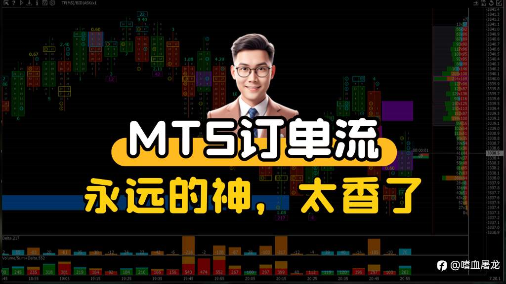 MT5订单流是永远的神，太香了！