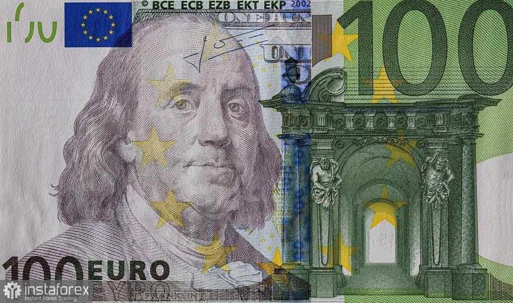 EUR/USD. Pekan Terpanas di Bulan Juli: Pertemuan FOMC, Indeks PCE Inti, Inflasi Zona Euro, PDB AS, dan Nonfarm Payrolls