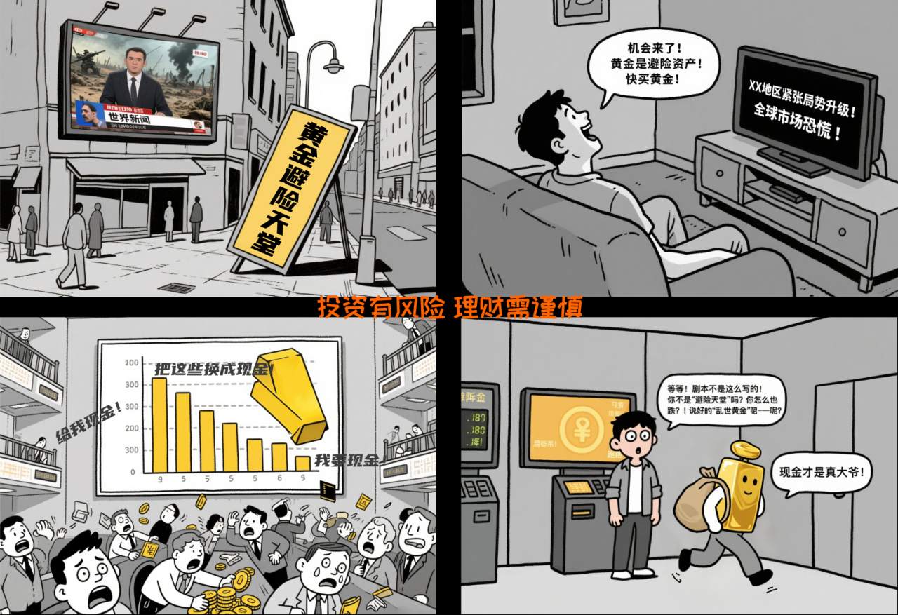 当黄金也“跑路”