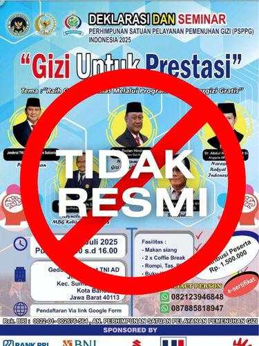 Hoaks Kegiatan MBG di Bandung, BGN Minta Masyarakat Hati-hati