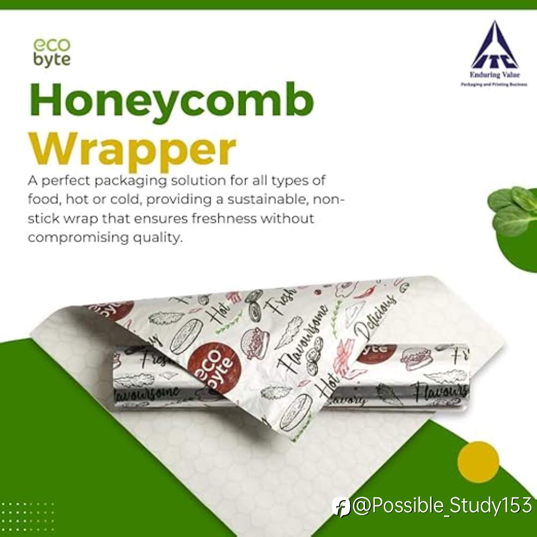 ITC Ecobyte Foil Paper Wrappers: Durable, Disposable Aluminum Foil Sheets for Food Wrapping & Baking