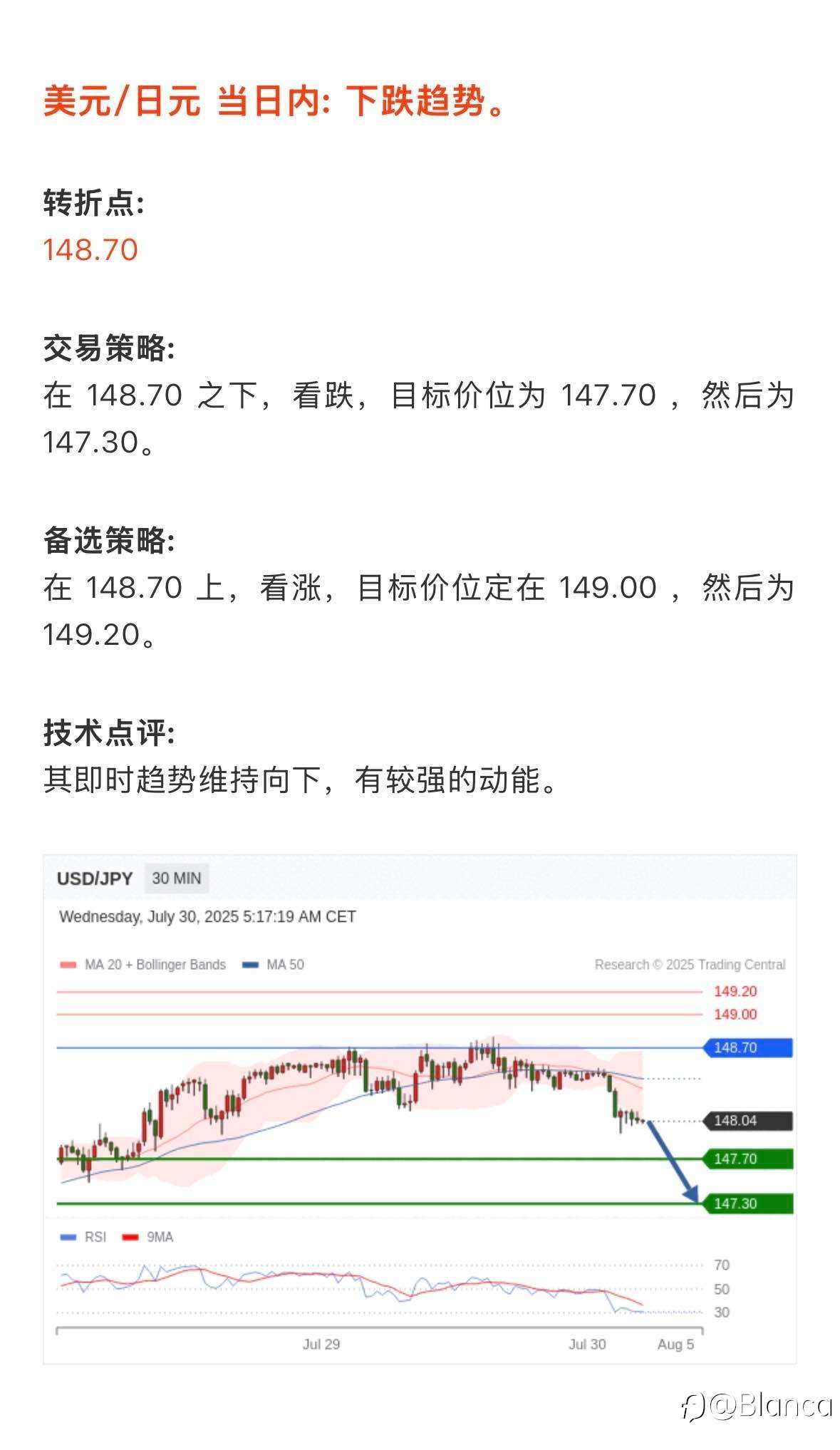 7.30市场策略简报｜关键点位与技术一览