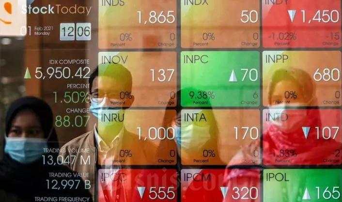 IHSG Tergelincir ke 7.520 di Sesi I, 350 Saham Tertekan