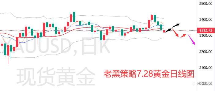 老黑策略：7.28外汇、黄金、原油分析策略