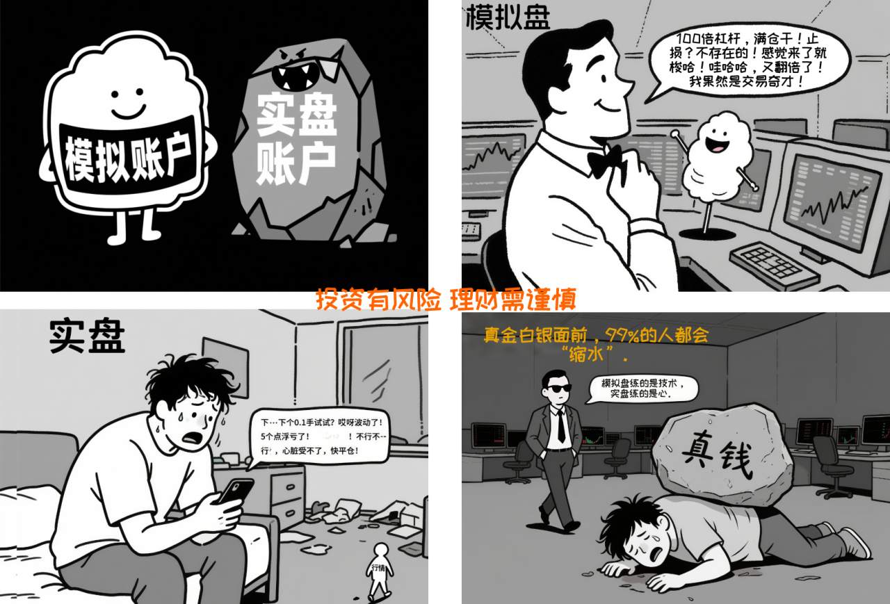 模拟盘战神 vs 实盘菜鸡