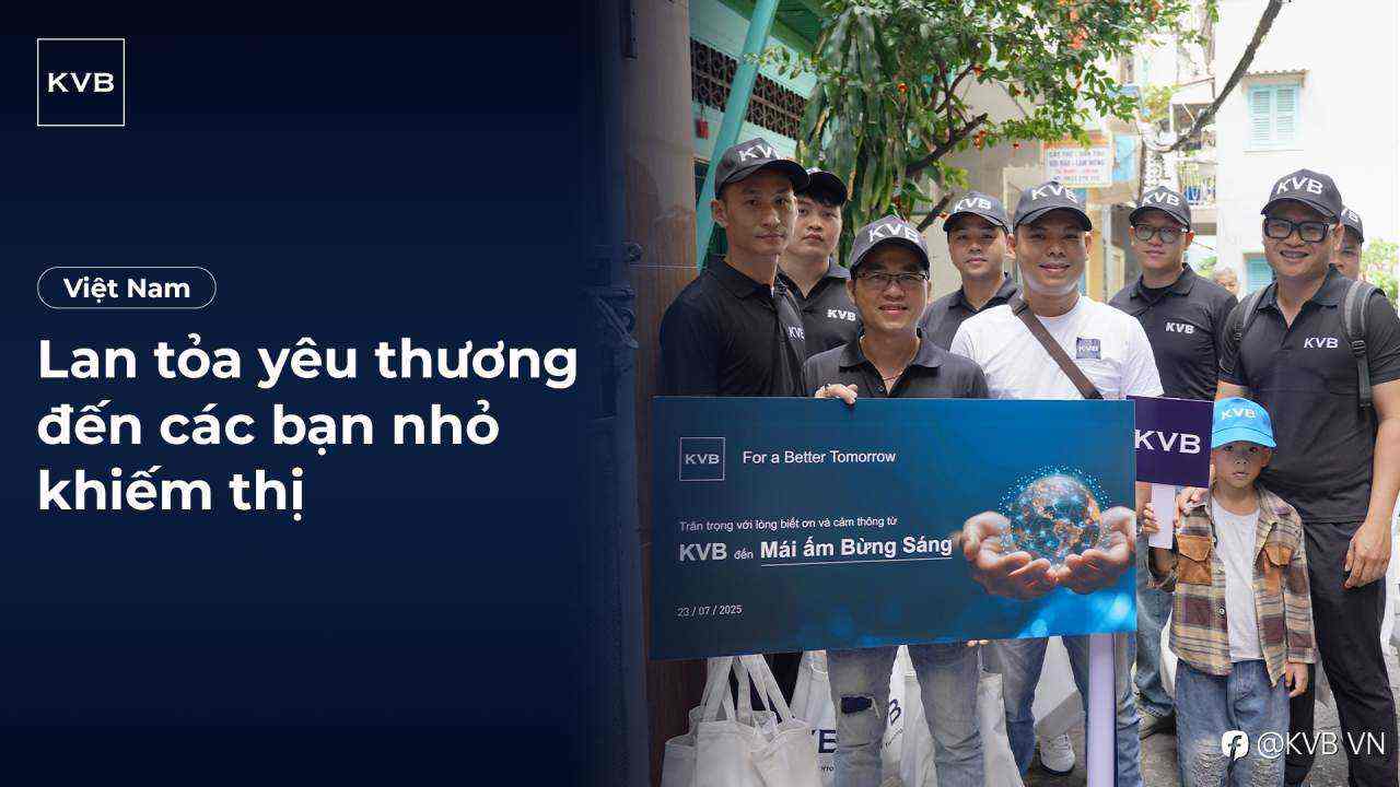 Lan tỏa yêu thương đến các bạn nhỏ khiếm thị