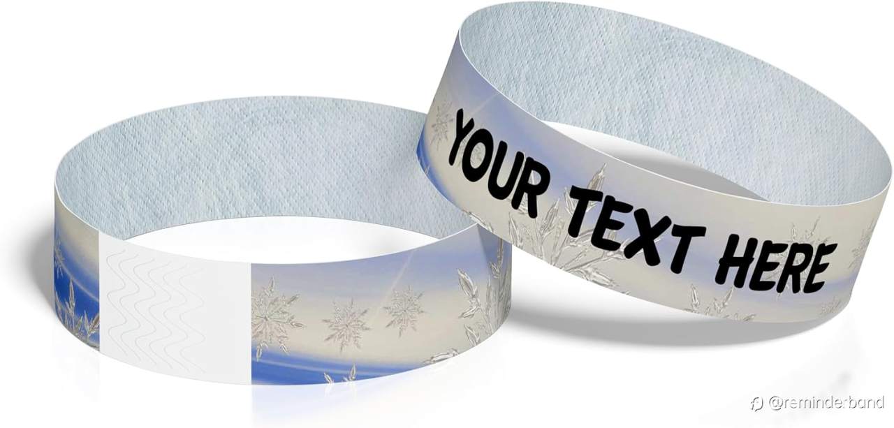 Ensure Seamless Event Management with Custom Tyvek Paper Wristbands (500, Winter)