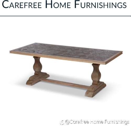 Park Hill Poplar Dining Table: Where Rustic Elegance Meets Everyday Function