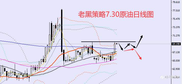 老黑策略：7.30外汇、黄金、原油分析策略