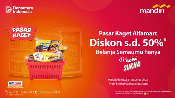 Bikin Dompet Happy! Belanja di Alfamart Hemat hingga 50% Lewat Livin' Sukha