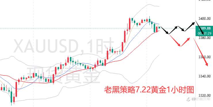 老黑策略:7.22外汇、黄金、原油分析策略