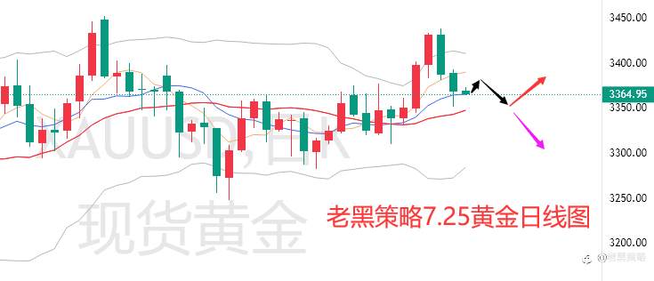老黑策略：7.25外汇、黄金、原油分析策略